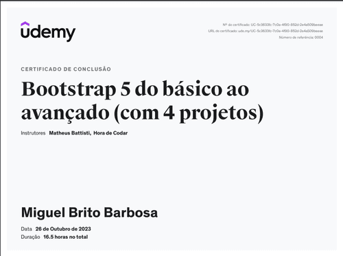 Bootstrap 5 do básico ao avançado (com 4 projetos)