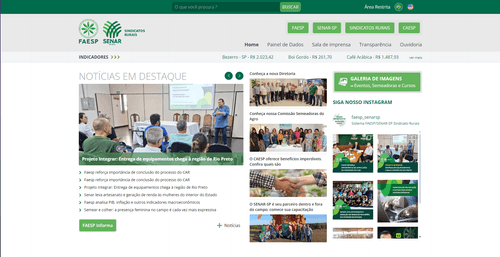 Site da FAESP